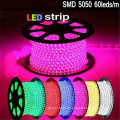 High Voltage Waterproof 220V 16.4FT Roll 80RA CRI 5050 SMD LED Tape LED Strip